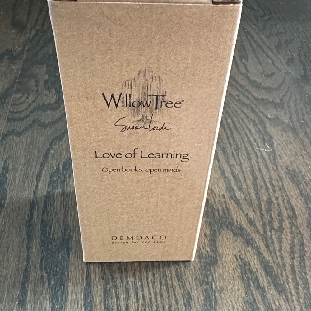 Willow Tree Love of Learning Box - Brown